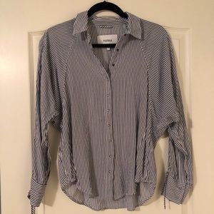 Pinstripe button up